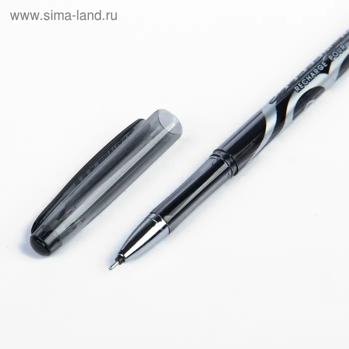 Ручка гелевая со стираемыми чернилами 0.5 мм, стержень чёрный, корпус тонированный