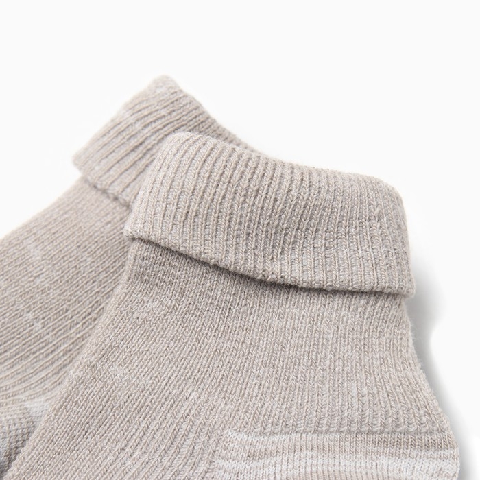 Набор детских носков Крошка Я BASIC LINE, 3 пары, р. 12-14 см, бежевый