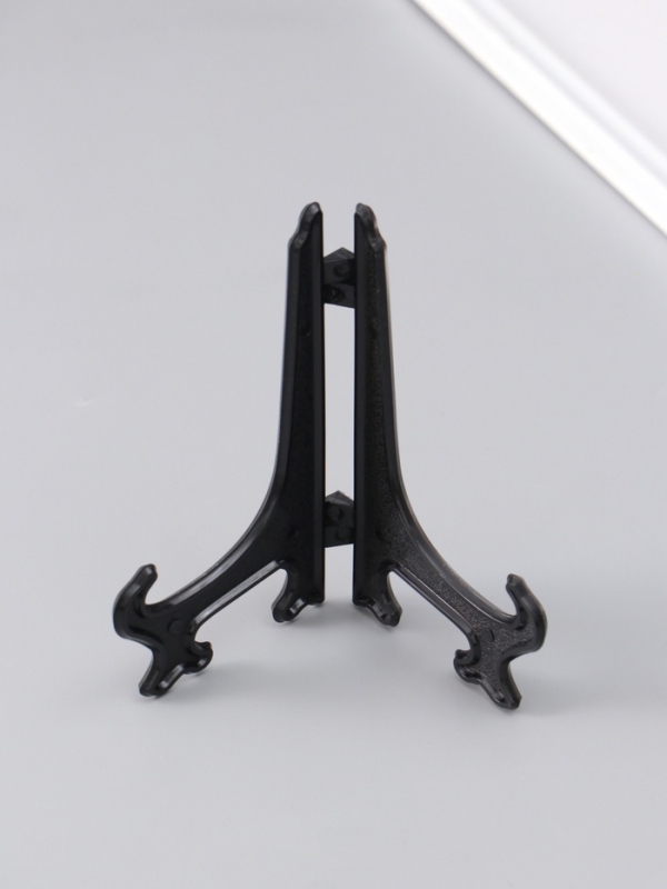 Подставка для тарелок пластик 12,5 см, чёрная для тарелок d=13-16 см набор 5 шт