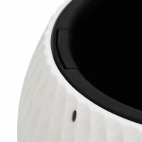 Кашпо "Жемчужина" 4л подвесное, белый