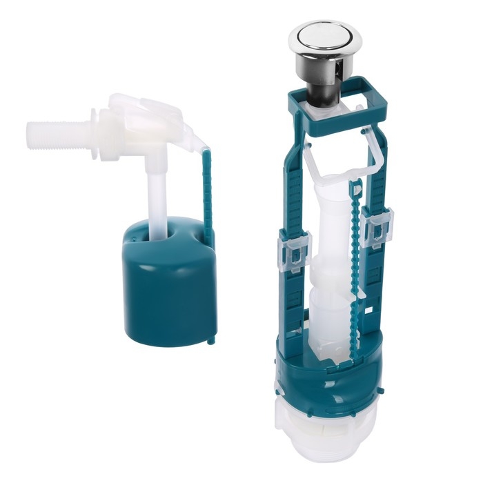 Унитаз компакт "ЦОП", бачок, сиденье, арматура, боковая подводка