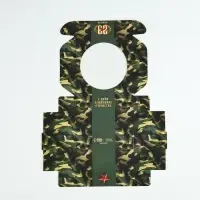 Коробка для макарун с низкими бортами &laquo;23 Февраля&raquo;, 11 х 11 х 3 см