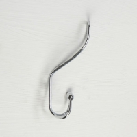 Крючок мебельный ТУНДРА TKT002, трехрожковый, хром, 4 шт TMP Крючок мебельный ТУНДРА TKT002, трехрожковый, хром, 4 шт TMP