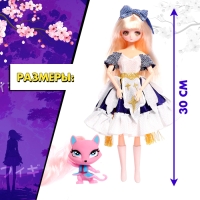 Кукла шарнирная &laquo;Пушистая мода&raquo;, с питомцем