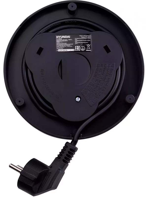 Чайник HYK-G8808 1.7л. 2200Вт черный серебристый