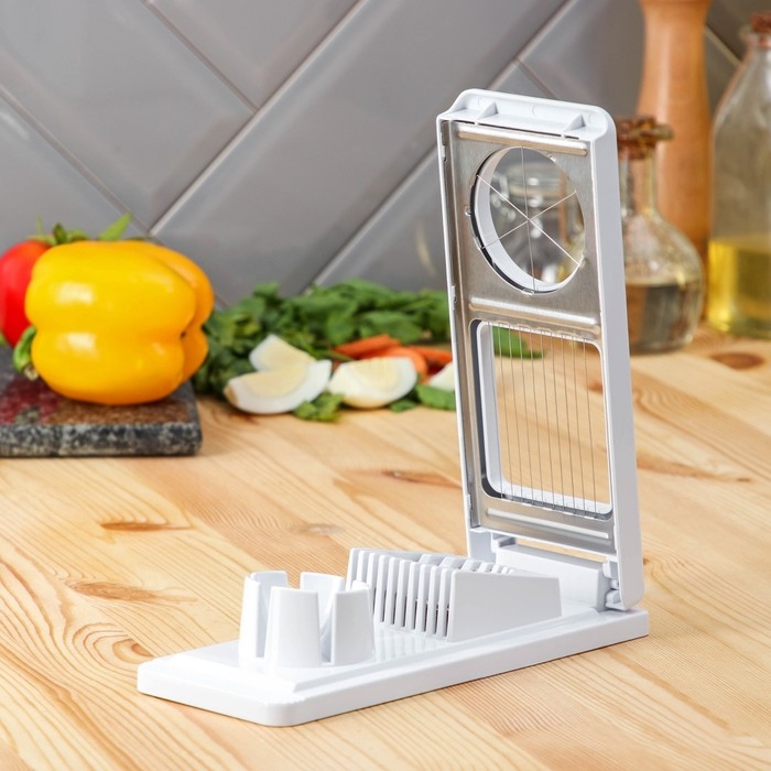 Яйцерезка Magistro Vegan pro, 2 режима, 21&times;8,5&times;5 см, цвет белый