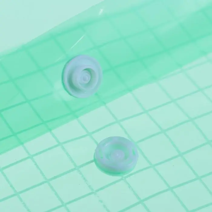 Папка-конверт на кнопке, А4, 120 мкм, Calligrata "Клетка", прозрачный, зелёный