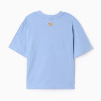 Футболка детская MINAKU, голубая, рост 122 см