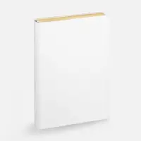 Ежедневник Nebraska Flex, недатированный, белый с золотистым