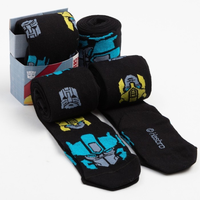 Колготки детские Колготки детские "Transformers", рост 104-110 см, цвет чёрный