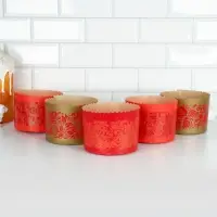 Форма бумажная для кулича &laquo;Красная Пасха&raquo;, 13.4&times;10 см, МИКС