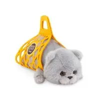 Мягкая игрушка &laquo;Кот Барсик в сумке серый&raquo;, 35 см