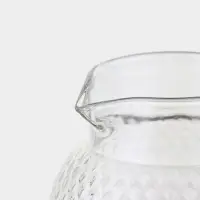 Кувшин "Богема.Соты", черная ручка/крышка-сито, 16х11х23 см