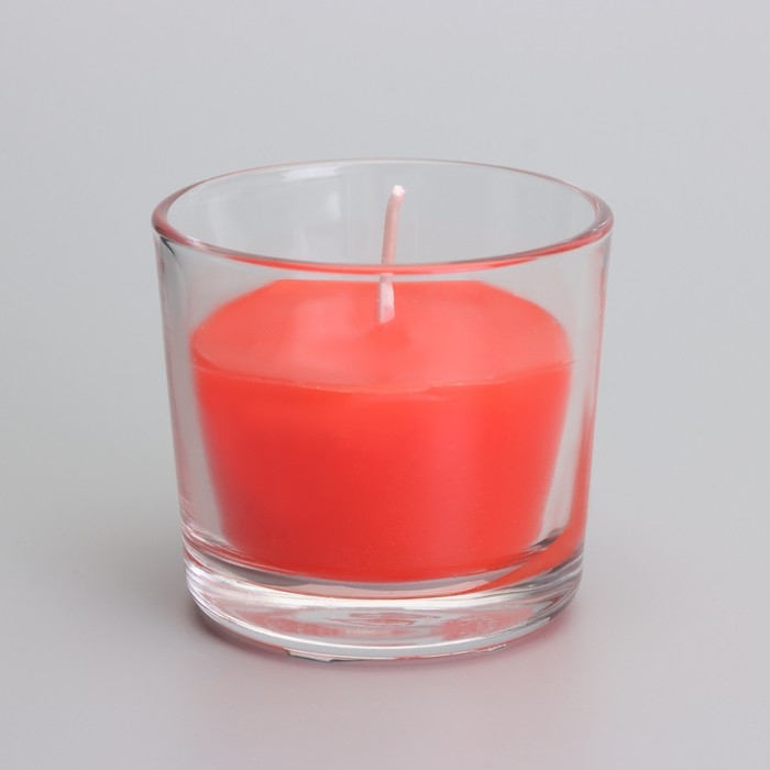 Свеча ароматическая в стакане АЛАНИЯ "Цветущий сад", 5,5 см