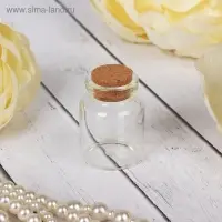 Основа для творчества и декорирования &laquo;Бутылочка&raquo;, с пробкой, 15 мл