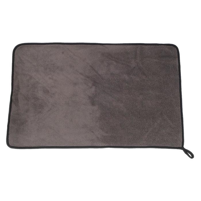 Тряпкадлямытьяавто,CARTAGE,микрофибра, 400г/м&sup2;, 40&times;60см,сине-серая