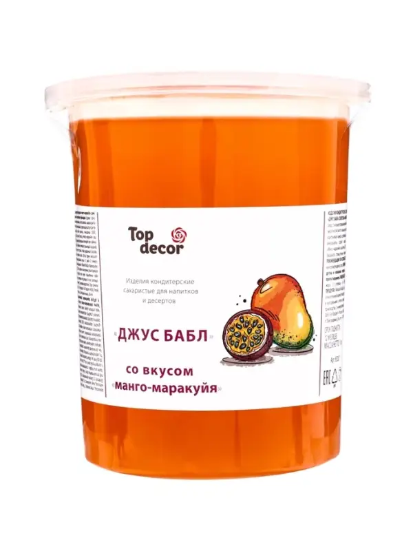 Изд.конд.сахар."ДЖУС БАБЛ" вкус манго-маракуйя 1кг