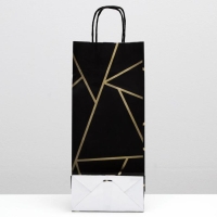 Пакет крафт "Геометрия", 14 х 8 х 33 см Пакет крафт "Геометрия", 14 х 8 х 33 см