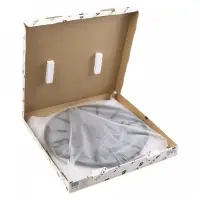 Часы настенные, интерьерные, бесшумные, d-50 см, зеркало, черные