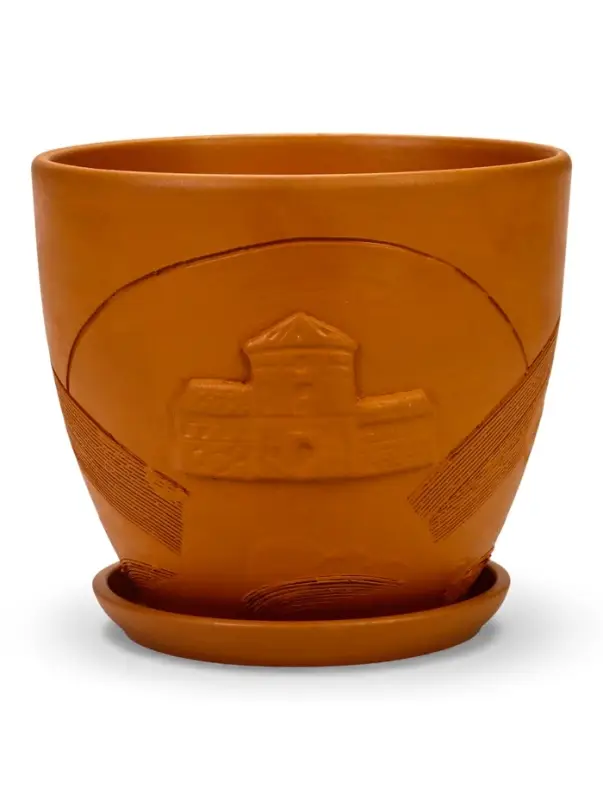 Набор горшков цветочный поддоном 4 шт 0,6 / 1,4 / 2,5 / 5 л керамика терр-т Галандия