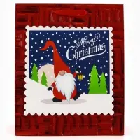 Набор подарочных пакетов &laquo;Новый год&raquo;, 2 шт,  25,4 &times; 30,5 &times; 12,7 см