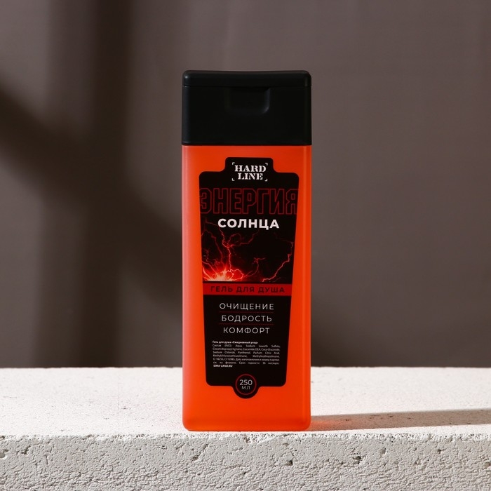 Подарочный набор косметики &laquo;Мужик №1&raquo;, гель для душа 250 мл и шампунь для волос 250 мл, HARD LINE