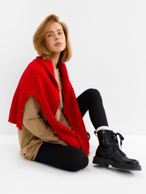 Футболка с длин. рукавом женский MINAKU: One Most Brand, цвет коричневый, ONESIZE