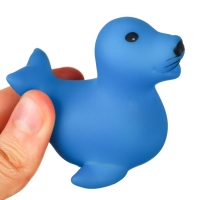 Набор резиновых игрушек для ванны &laquo;Морские животные&raquo;, 6 шт, с пищалкой, Крошка Я