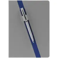 Ежедневник Rubikon на заказ, недатированный серо-синий