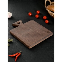 Доска разделочная для подачи Wild Kitchen, 27×22×2.5 см, граб темный Доска разделочная для подачи Wild Kitchen, 27×22×2.5 см, граб темный