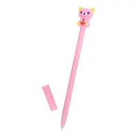 Ручка - прикол гелевая МИКС Мишка с клубничкой (штрихкод на шт.)