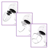 Миксер Kitfort КТ-3414, планетарный, 1300 Вт, 5 л, 8 скоростей, импульсный режим, белый Миксер Kitfort КТ-3414, планетарный, 1300 Вт, 5 л, 8 скоростей, импульсный режим, белый