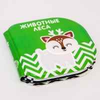 Книжка - игрушка для ванны &laquo;Животные леса&raquo;, водная раскраска, по методике Гленна Домана, Крошка Я