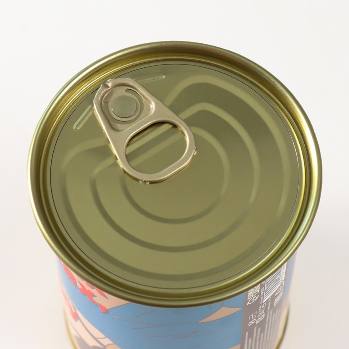 Подарочные носки в банке &laquo;На всех парах, на всю катушку&raquo;, (внутри носки женские, цвет белый)