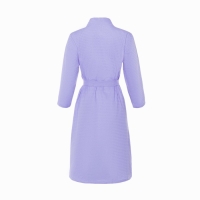 Халат вафельный женский &laquo;Экономь и Я&raquo; рукав 3/4 цвет сиреневый р. 42-44, хл 100%, 200 г/м&sup2;