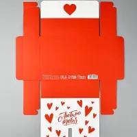 Коробка подарочная складная, упаковка, &laquo;Люблю тебя&raquo;, 16.5 х 12 х 5 см