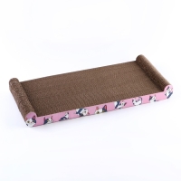 Когтеточка из картона с кошачьей мятой &laquo;Котик&raquo;, 45 см х 20 см х 4,5 см