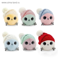 Мягкая игрушка &laquo;КТОтик в шапке с помпонами&raquo;, 13 см, цвет МИКС