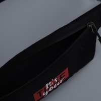 Сумка поясная для бега it&lsquo;s your time на молнии, цвет чёрный