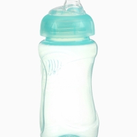 Поильник детский с мягким носиком, 300 мл., цвет бирюзовый, +9 мес