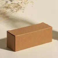 Свеча в вулканическом подсвечнике "Ящик" 3 хлопковых фитиля, белая 5,2х15х4,7 см