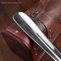 Ложка для обуви "Корабль" алюминий 38х5х1 см Ложка для обуви "Корабль" алюминий 38х5х1 см