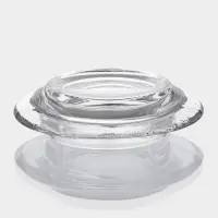 Икорница с крышкой "Купол" 7х7х9 см, прозрачная