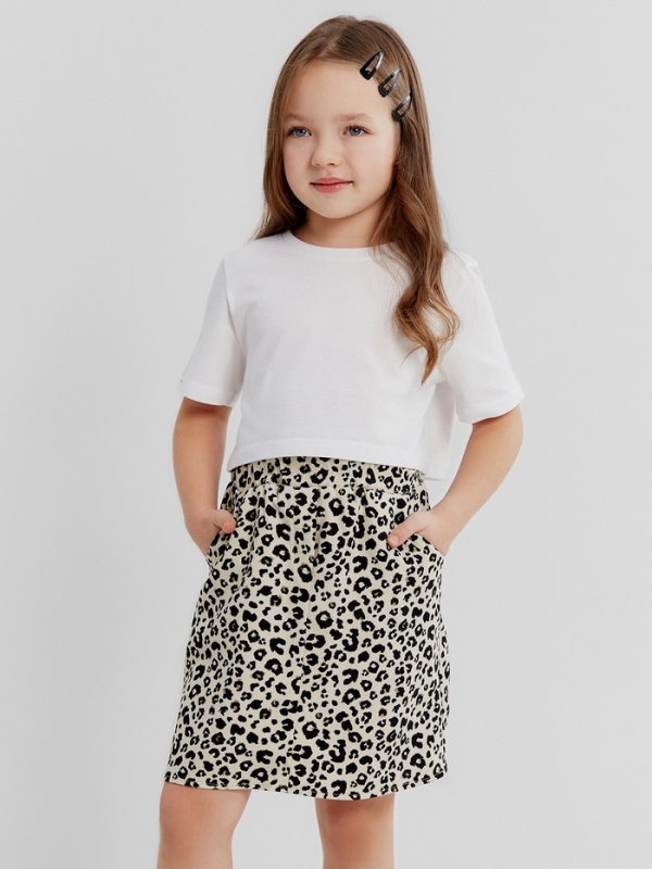 Юбка детская KAFTAN Leo velvet р.30 (98-104 см)