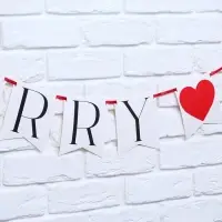 Гирлянда на ленте Marry me, свадебная, 130 см