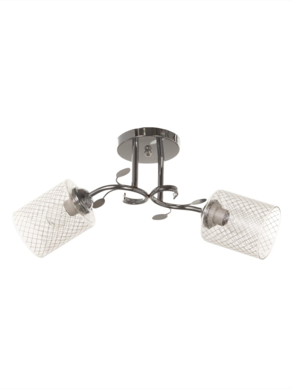 Люстра "Клара" 2х40Вт Е27 хром