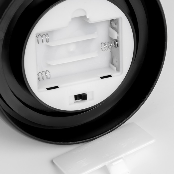 Ночник колба &laquo;Мишка с цветком&raquo; LED красный 3хААА 10,5х10,5х22см