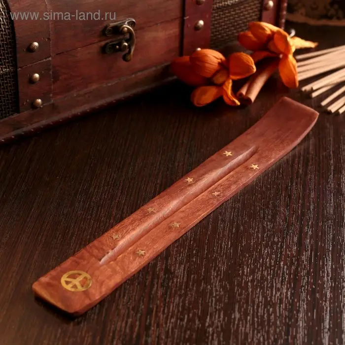 Подставка под благовония &laquo;Пацифик&raquo;, 26&times;3.5&times;1 см