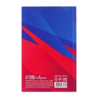 Ежедневник недатированный А5, 128 листов "РОССИЯ", твёрдая обложка, глянцевая ламинация