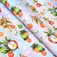 Бумага упаковочная глянцевая &laquo;Новогодний подарок&raquo;, 70&times;100 см